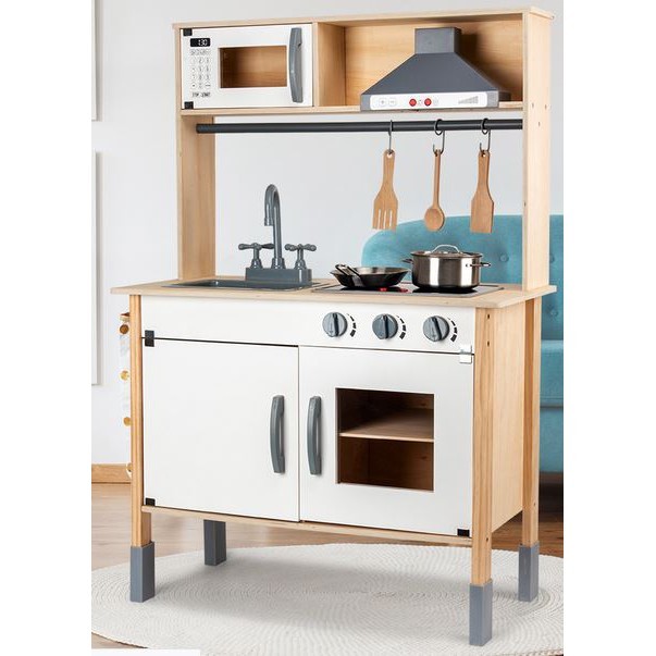 WOODEN KITCHEN SET KIDS NOMINA - mainan masak-masakan - mainan edukasi anak- Pretend Play