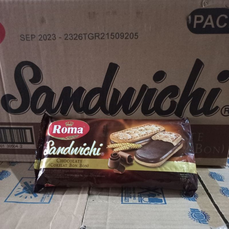 

Roma sandwich BESAR 157 gram 1 dus isi 42 pcs