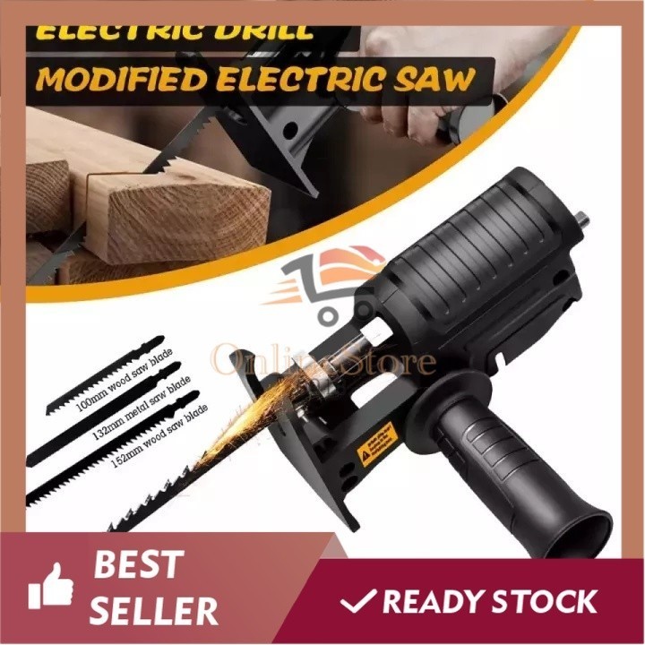 Adapter Gergaji Mesin Adapter Jigsaw Gergaji Mesin - Gergaji Mesin Adapter reciprocating Jigsaw