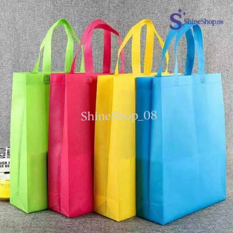 

( LUSINAN 12 pcs ) Goodie bag tas spunbond TEBAL PREMIUM size besar,sedang,kecil | tas belanja,tas ulang tahun,tas souvenir uji Best Seller
