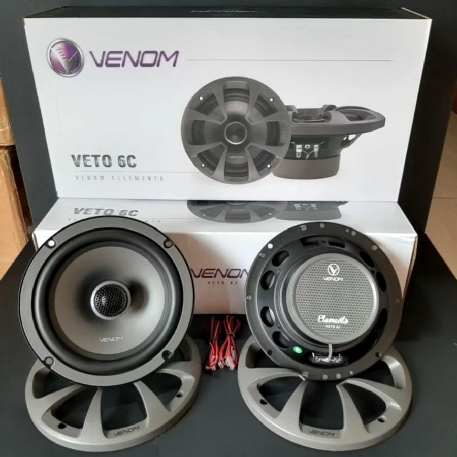 Speaker Coaxial Venom Elemento Veto 6C / Speaker Mobil Venom 6 Inch TERLARIS