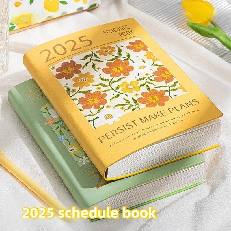 

A5 2025 Schedule Planner Notebook 12 Months INS Office Work Planner To Do List Taking Notes 365 Days Efficiency Notepad