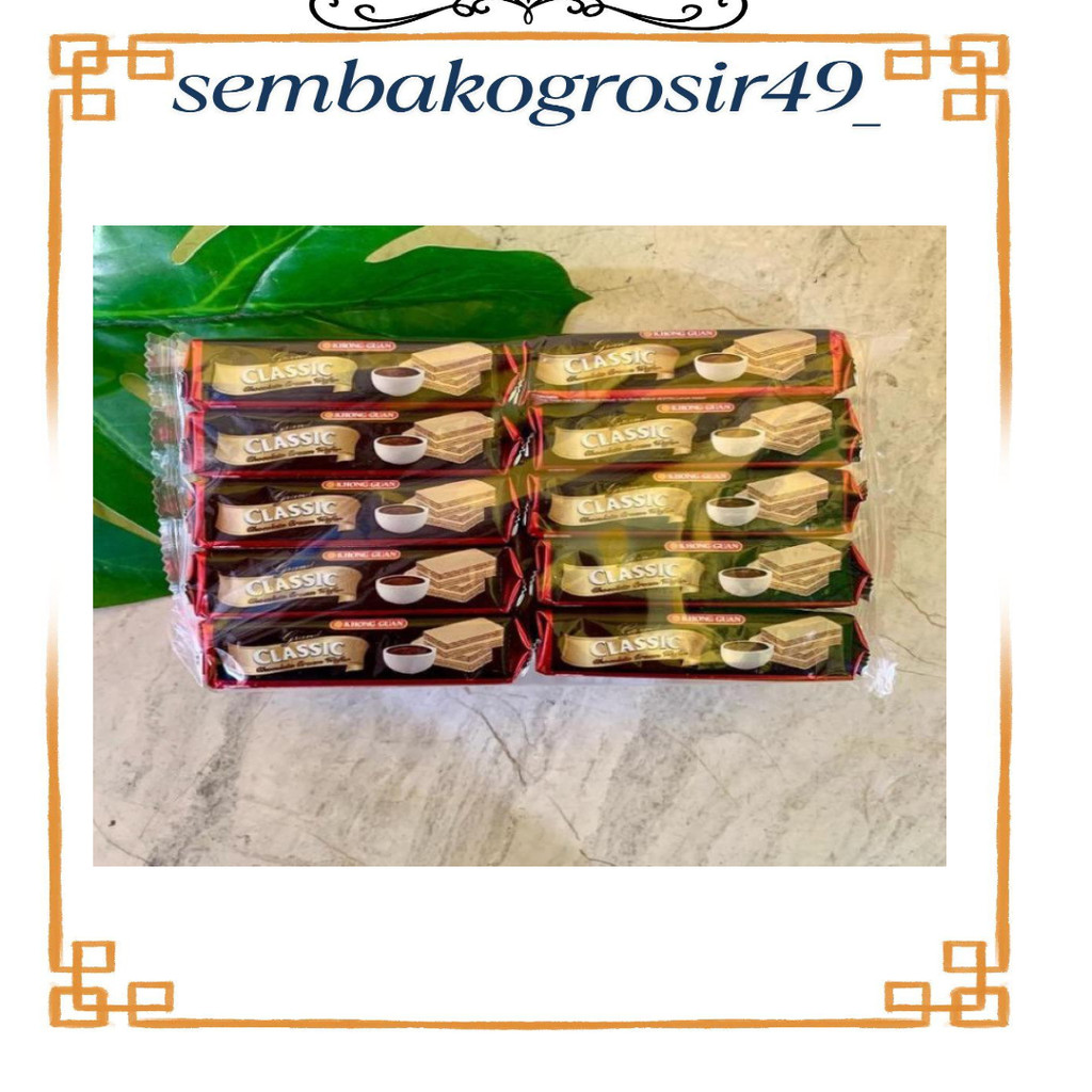 

SSG49 KhongGuan Grand Classic Chocolate Cream Wafer 18gr x 10pcs