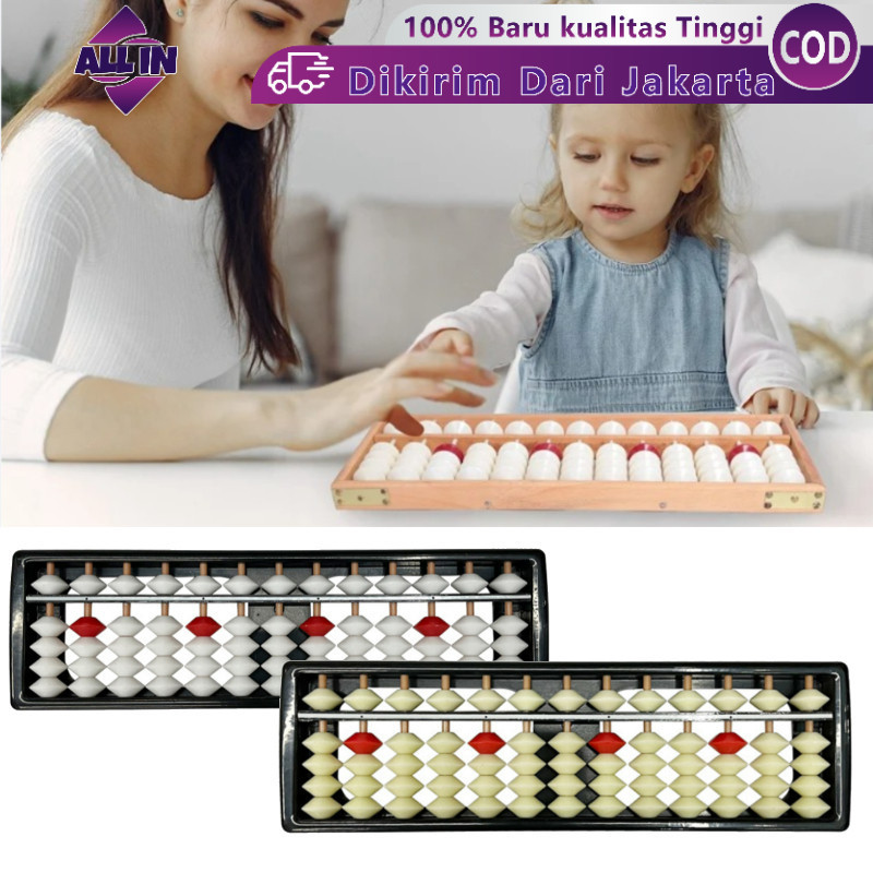 Sempoa Jepang Sempoa Aritmatik Alat Hitung Sempoa Anak Sempoa Abacus 13 Tiang Hitungan Sempoa Sempoa