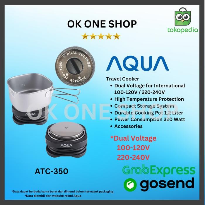 AQUA Travel Cooker ATC-350 (Cooker Wisata) - Bubble