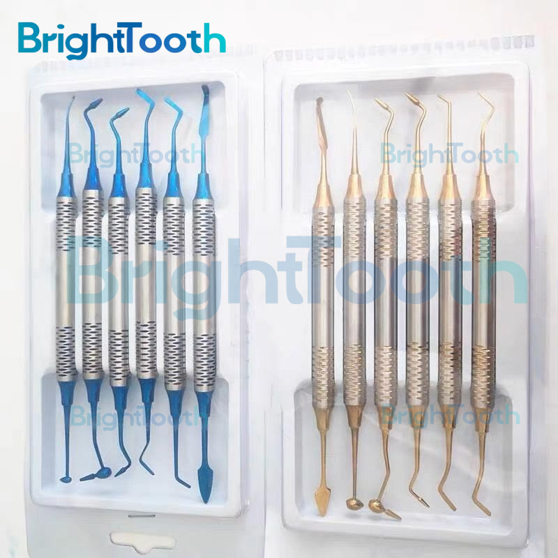 Set plastik plastis composite filling instrument instrumen anti lengket tambal gigi titanium komposi
