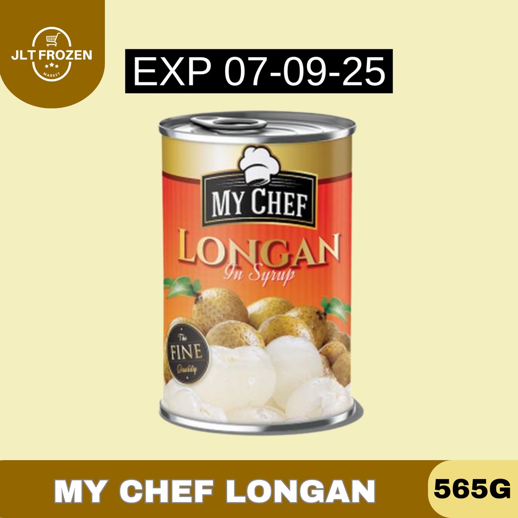 

[EXP 07/09/25] MY Chef Longan 565g / Buah Kaleng / Buah Longan Kaleng / Buah Lengkeng / Kelengkeng