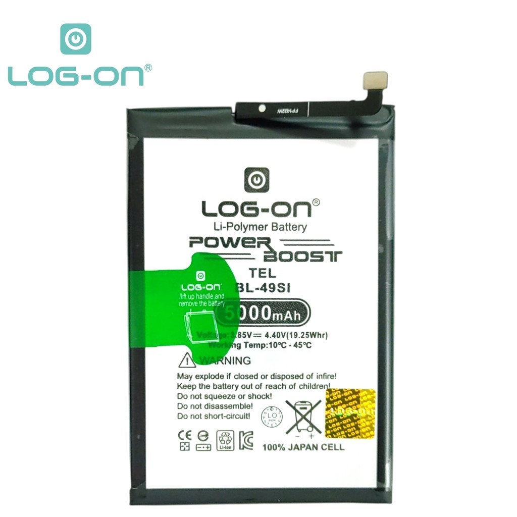 Baterai Log on BL-49SI Untuk Itel P55 5G / S25 / S25 Ultra Power Boost 5000mAh 1 Tahun Garansi Batre
