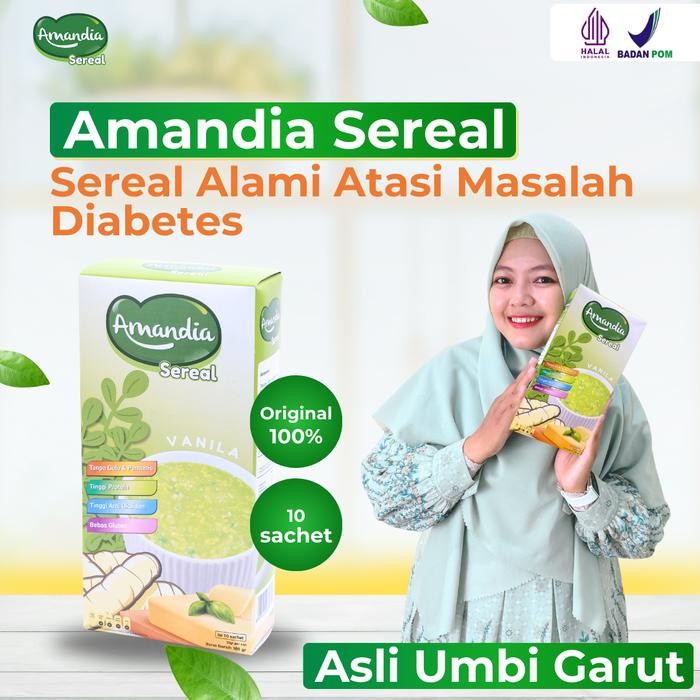 

Sereal Amandia Sereal Sehat Untuk Kendalikan Diabetes 300 gram sudah halal indonesia