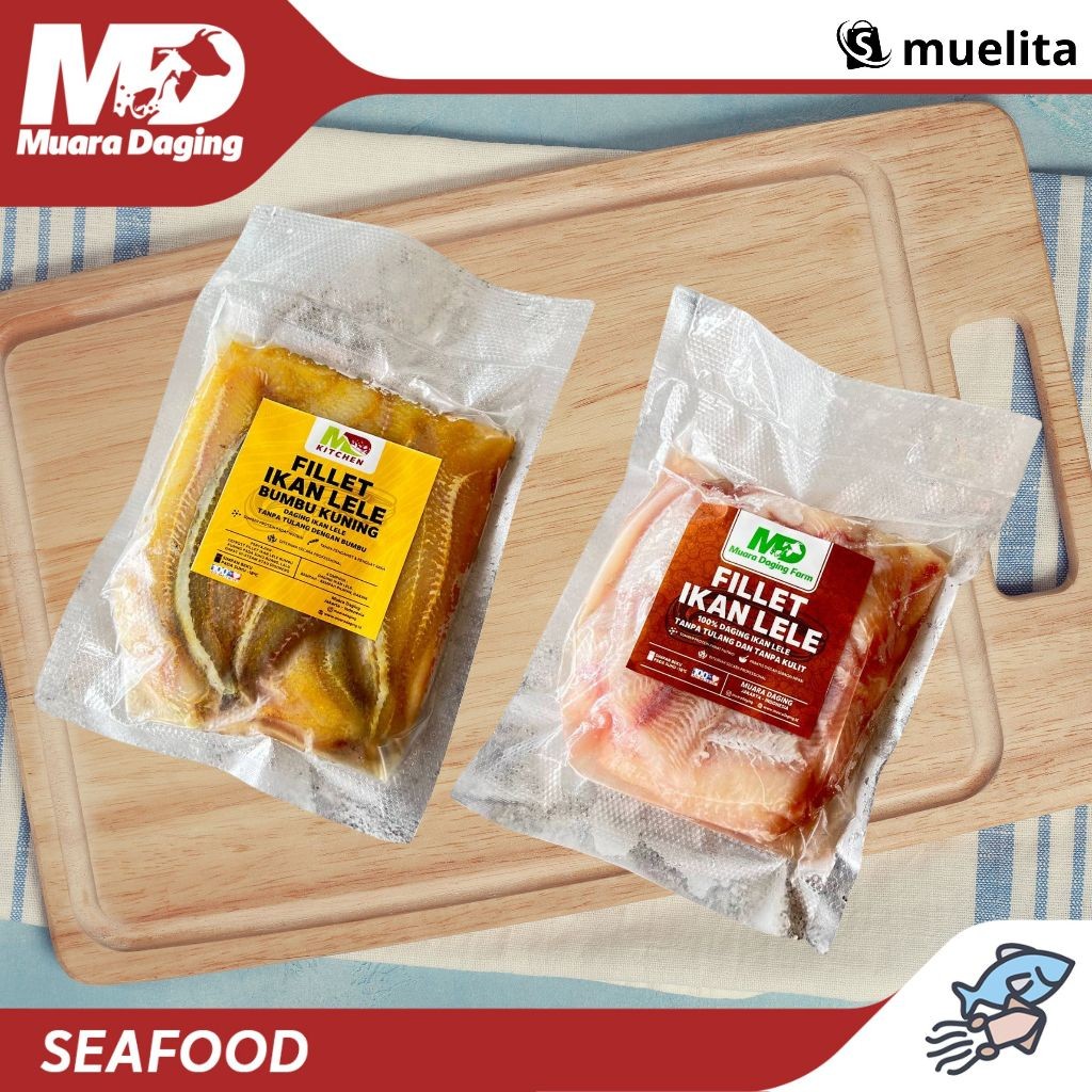 

MD FARM Ikan Lele Fillet 300-350gr - BEBAS Tulang & MPASI APPROVED!! FULL DAGING