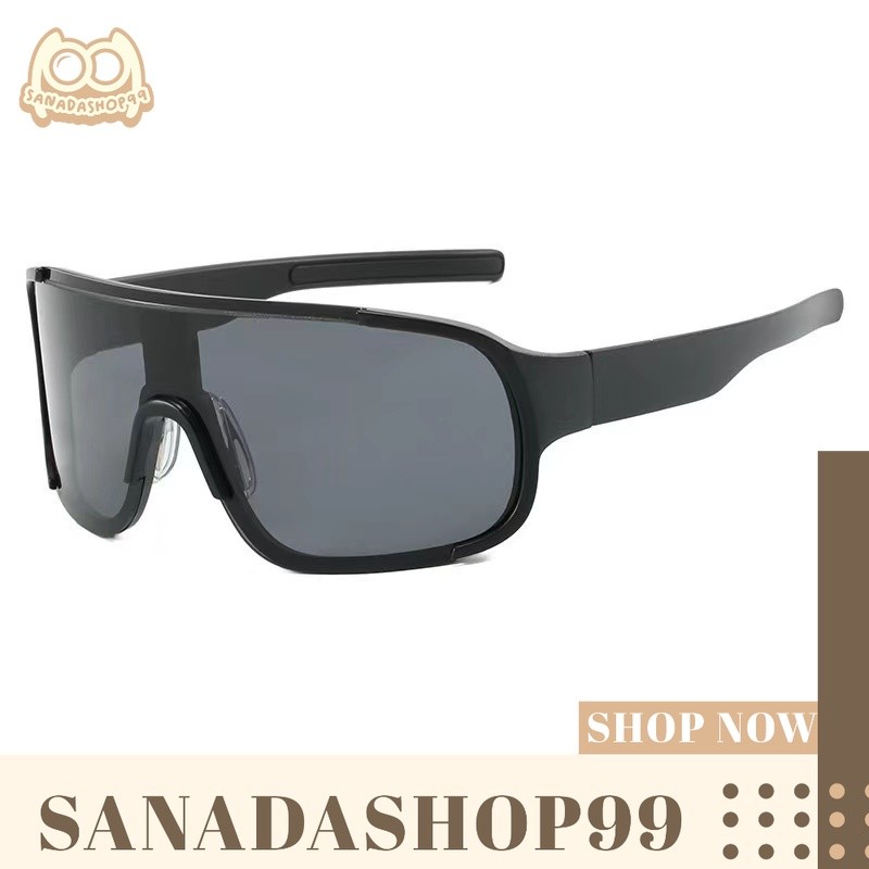 (KM100) Kacamata Hitam Besar Vintage Sport Sepeda Man Or Woman Kacamata Bersepeda Kacamata Olahraga