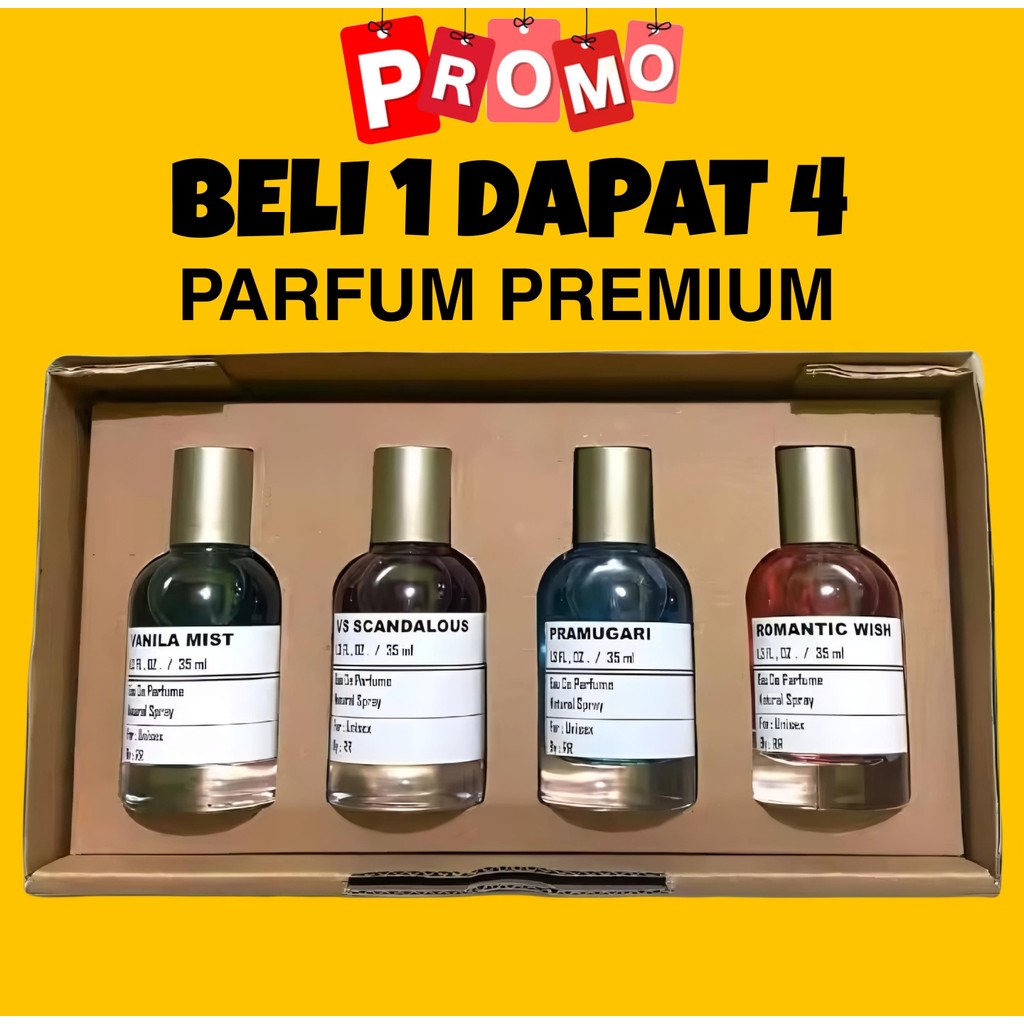 

Beli 1 Dapat 4 Parfum Lelabo 35ml Aroma Tahan Lama