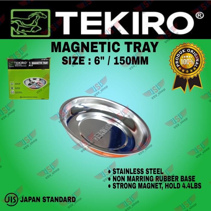 

TEKIRO Mangkok Magnet 6inchi Magnetic Tray 150mm Piring Magnet Terlaris