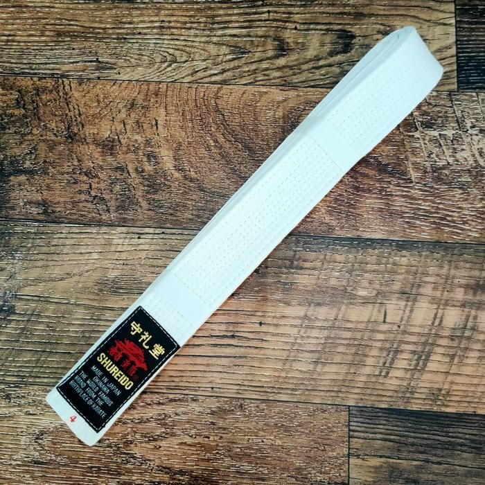 SY Sabuk Shureido Karate Belt (WKF Kata / Kumite / Putih / Black Belt) - Putih, 4 - 270 cm