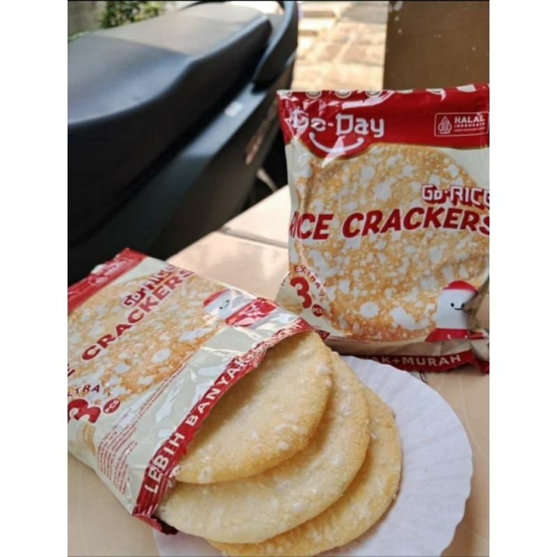 

Go Day Go Rice Crackers 1 pack isi 60 pcs