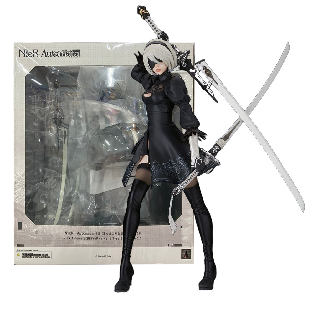 18CM Anime NieR: Automata - YoRHa No. 2 Type B - Version 2.0 Premium Chokonose Model Toy Doll Action