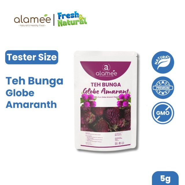 

Teh Bunga Globe Amaranth Tea Herbal Kering Organik Herbal Organic Asli Dried Flower Alami 5 Gr fresh and natural