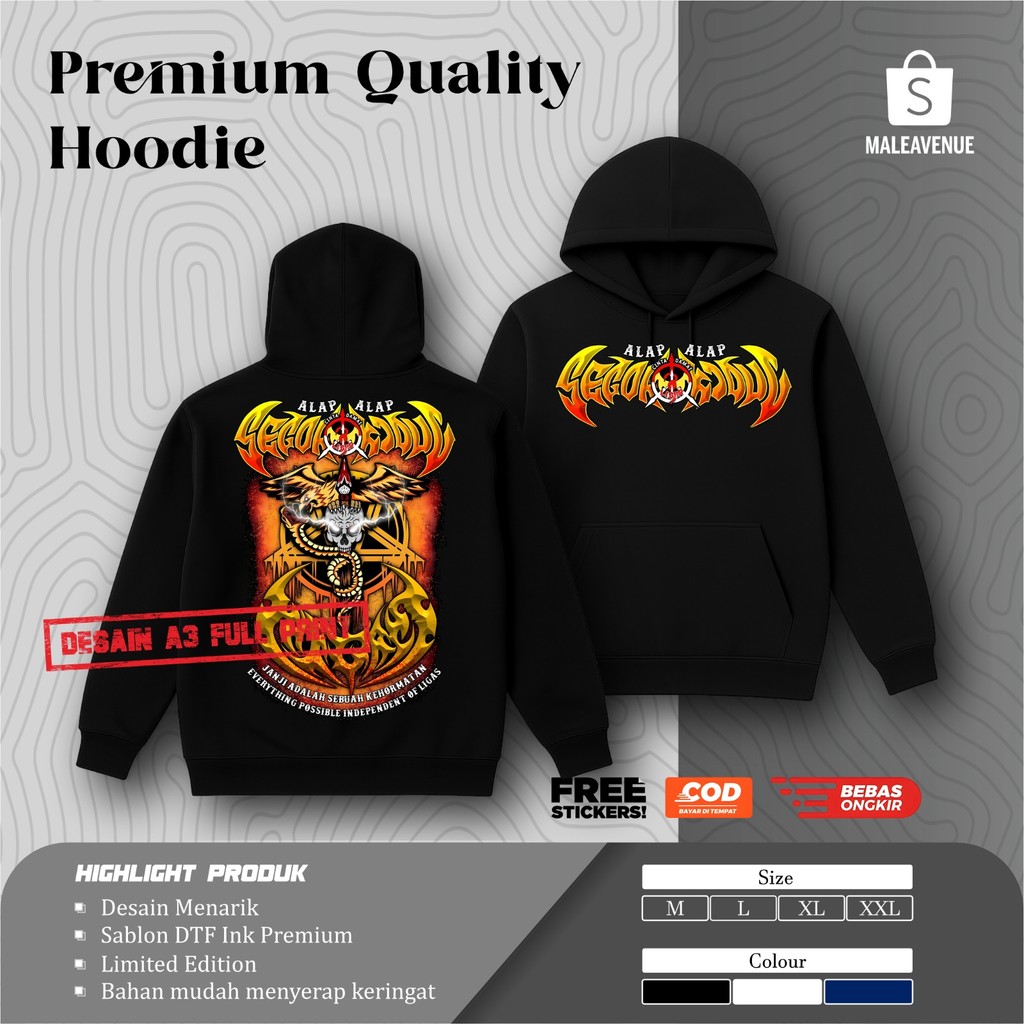 Hoodie Ligas Alap Alap Segoro kidul Janji adah sebuah kehormatan