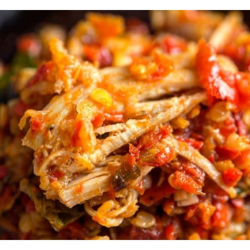 

JUMBO 500 Gram Sambal Ayam / Usus / Ati Ampela / Sambal Udang