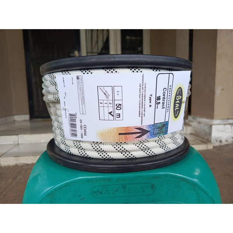 TALI KARMANTEL STATIS 10.5mm 11mm,12mm, X 50 meter,/ TALI KARMANTEL STATIS 10.5MM/ TALI KARMANTEL ST