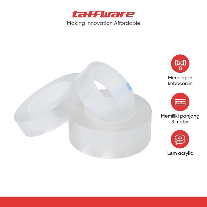

Taffware Lakban Waterproof Dapur Tape 0.8x50mm 3 Meter - YK-468