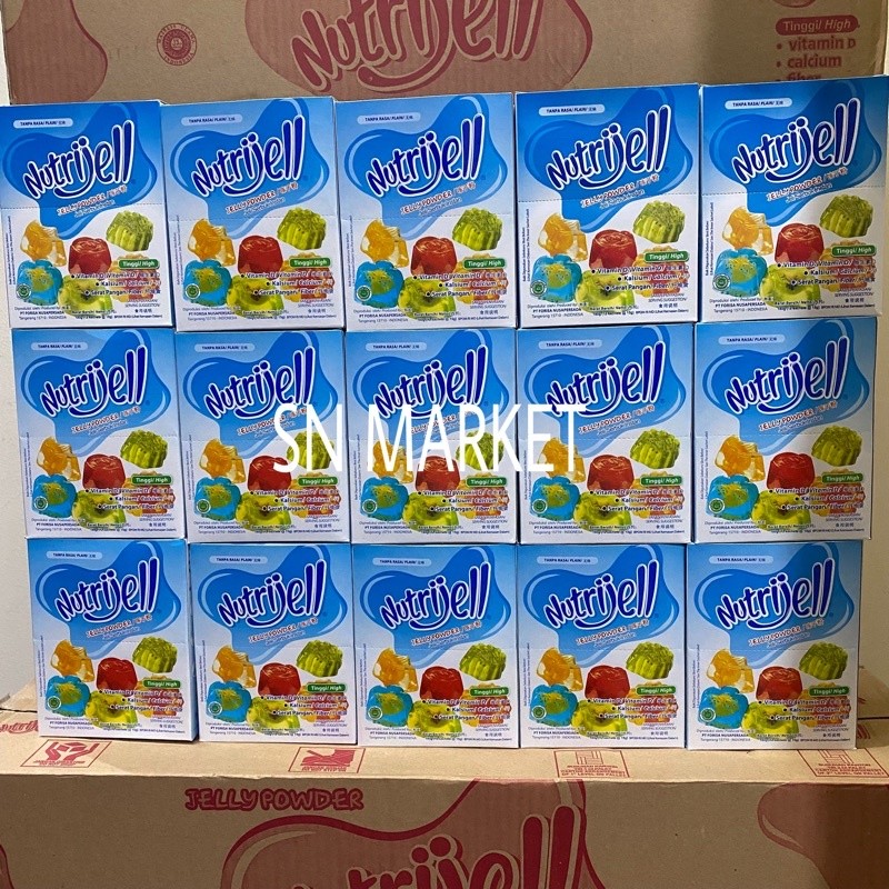 

Nutrijell Plain 15gr PER BOX (12PCS)