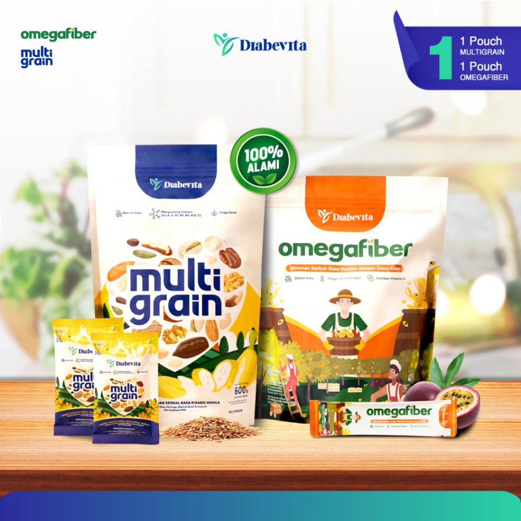 

BUNDLING Diabevita Omega Fiber & Multigrain