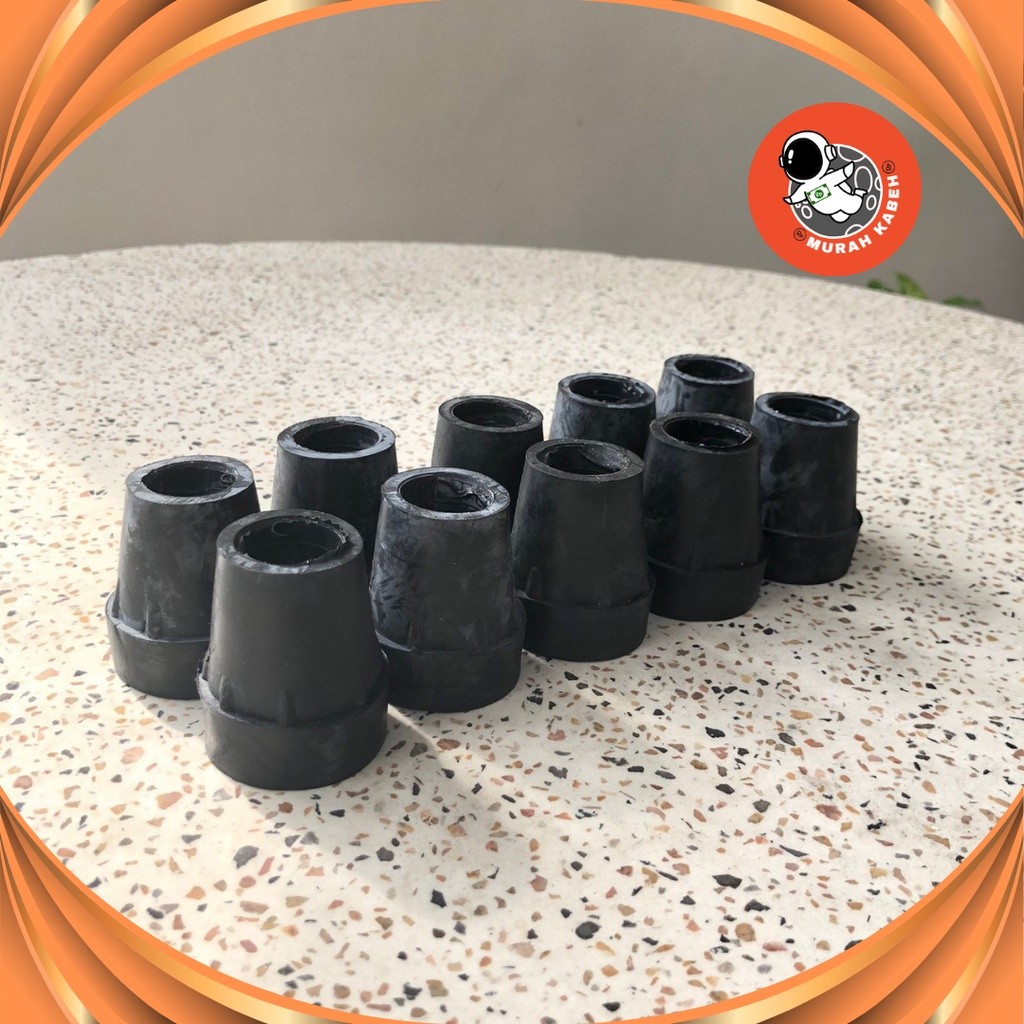 Karet Bawah Tongkat Ketiak Alat Bantu Jalan 1 Pcs (Egrang / Krek Ketiak / Kruk Ketiak / Kruk Crutch)