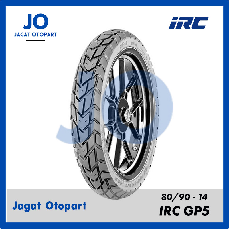 Ban Motor IRC GP5 80/90 Ring 14 Tubeless Honda Beat Semi Trail