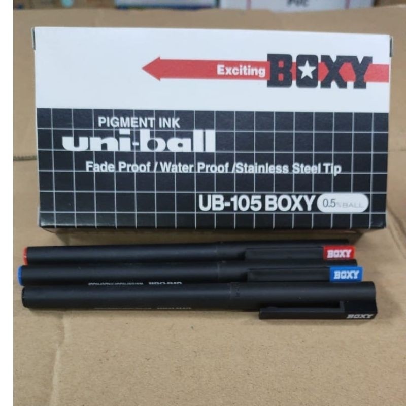 

Pulpen BOXY UB 105 Pigment Ink 1 Lusin (12pcs)