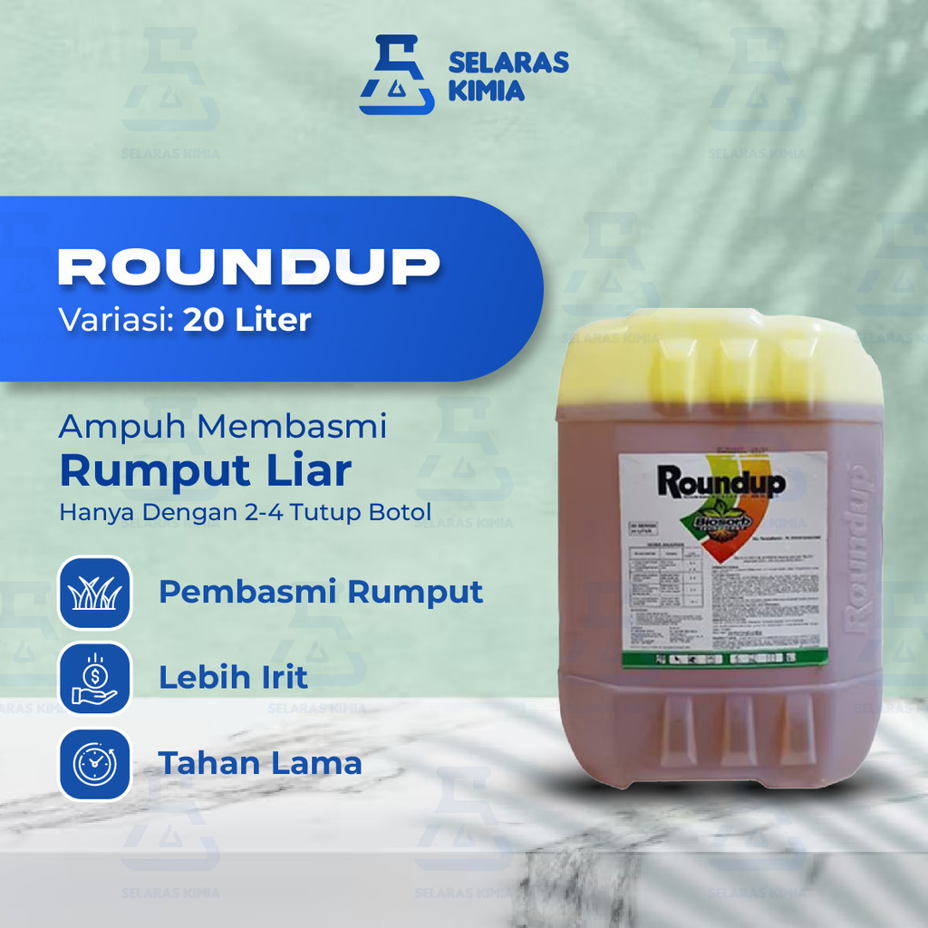 RoundUp 20 Liter - Obat Pembasmi Rumput Round Up