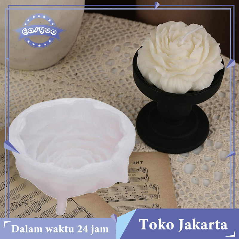 Promo Cetakan Puding Bunga Cetakan Lilin Silikon Cetakan Puding Motif Bunga Cetakan Silikon Bunga