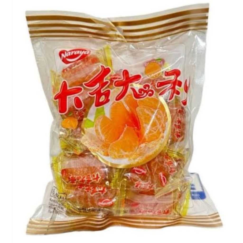 

NEW Naraya Candy Permen Jelly Permen Lunak Rasa Jeruk Mandarin 500g Halal PREMIUM