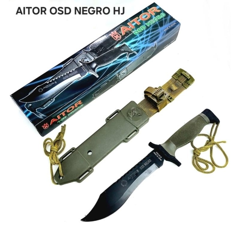Pisau Survival AITOR Jungle King II - Hitam (AITOR JK 2)