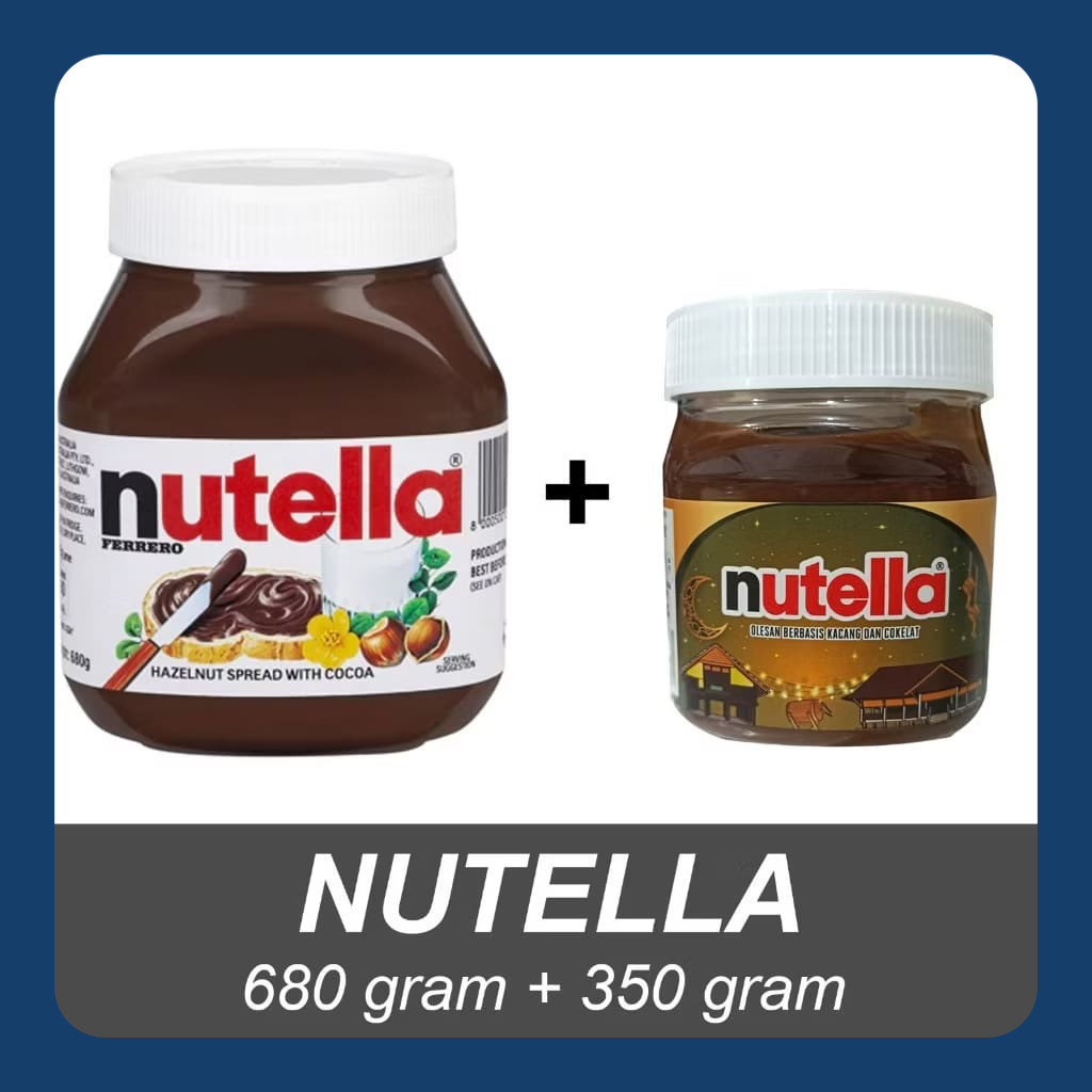 

EXP JANUARI 2026 NUTELLA 680GRAM + 350GRAM (1.030GRAM)/NUTELLA 350GR/NUTELLA 680GR/NUTELLA 1.030GR BUNDLE