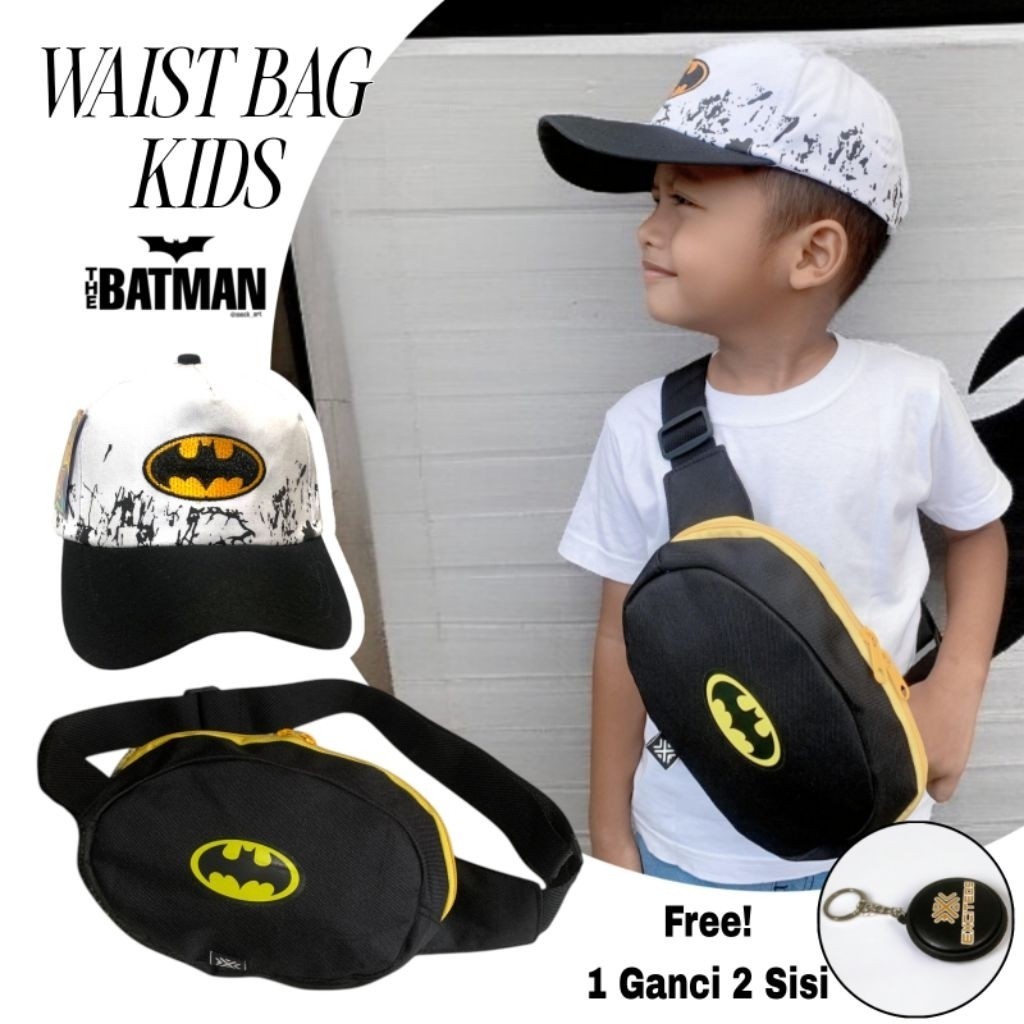 Tas Pinggang Anak Laki Laki Motif Batman Minion Astronout Keren