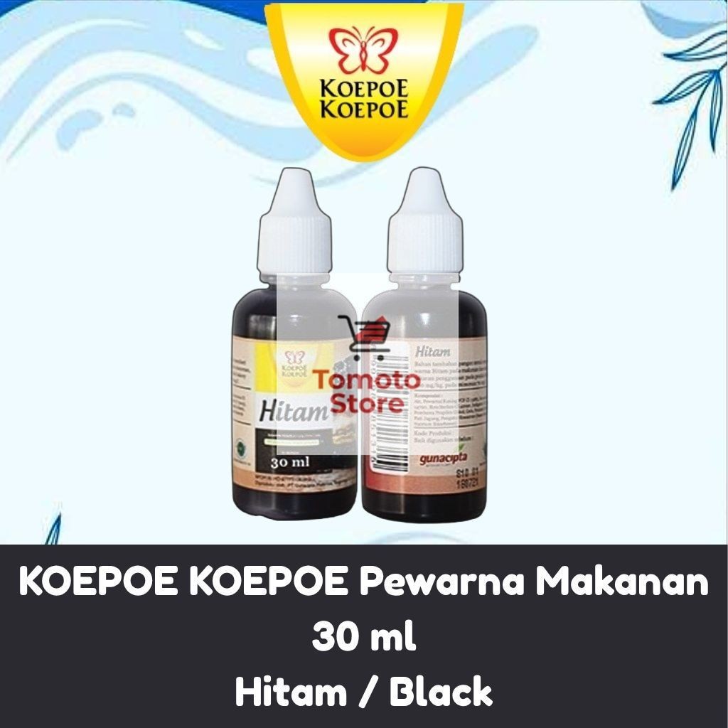 

✨ TOMOTOSTORE ✨ KOEPOE KOEPOE Pewarna Makanan Hitam / Black