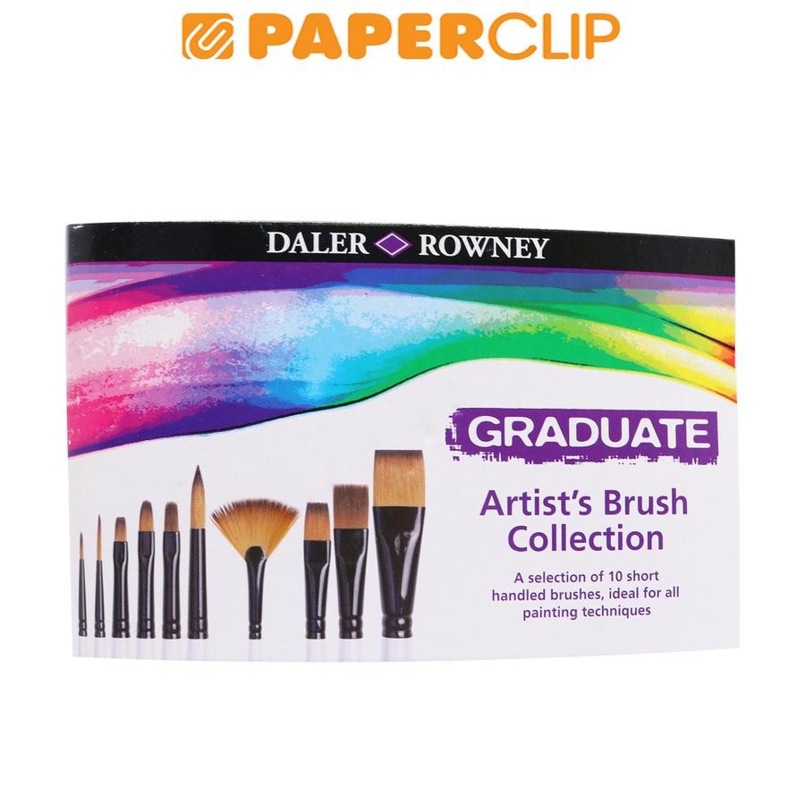 

KUAS LUKIS / ARTIST BRUSH COLLECTION GRADUATE DALER ROWNEY ZIP CASE 10 212500100