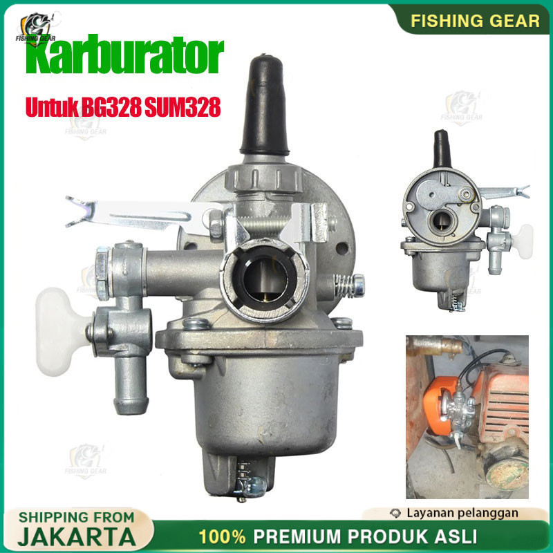 Karburator/Carburator/Karbu Mesin Potong Rumput 2 Tak Tipe 328 Rumput 318 328 338 Rumput Bg 328 NEW/
