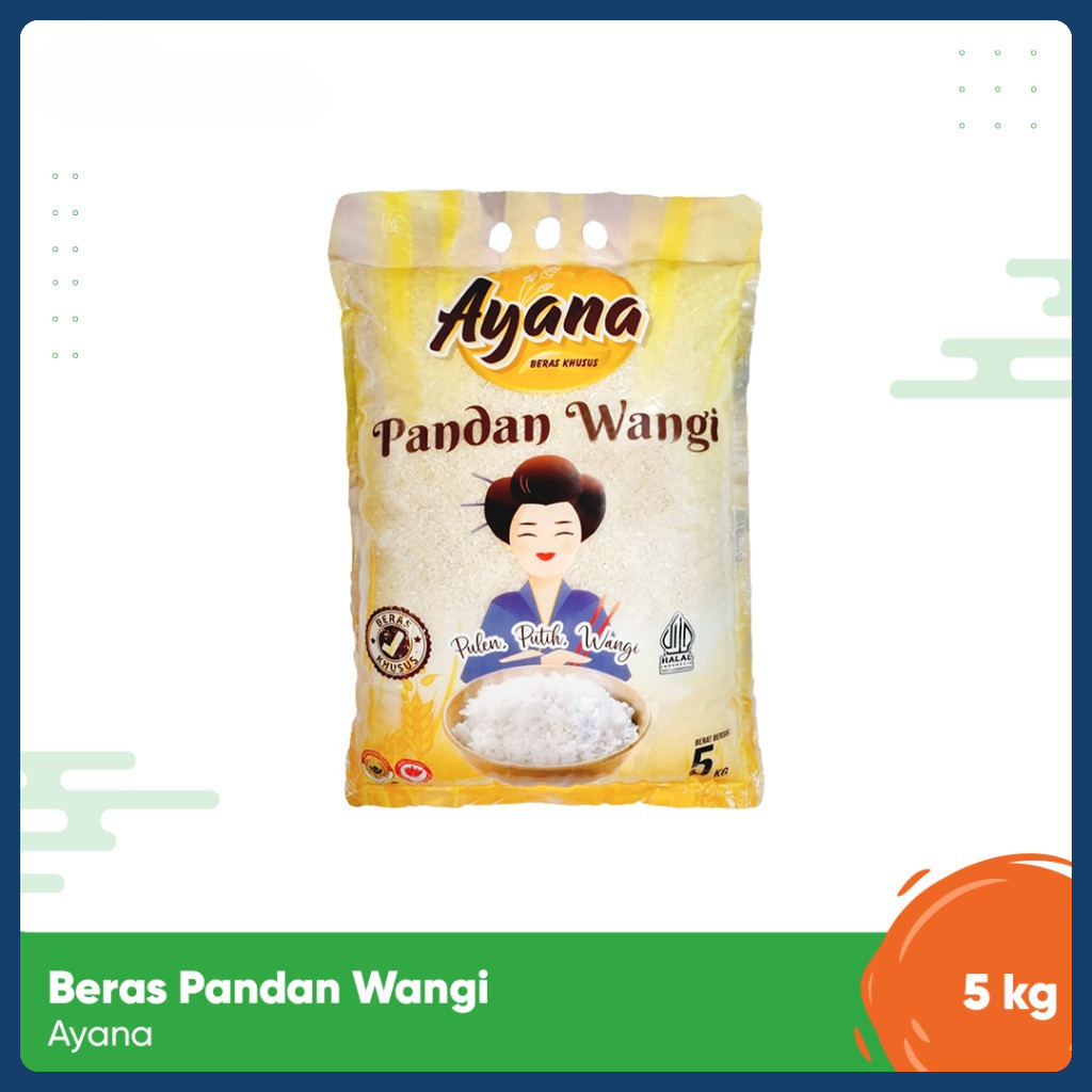 

Ayana Beras Pandan Wangi 5 kg