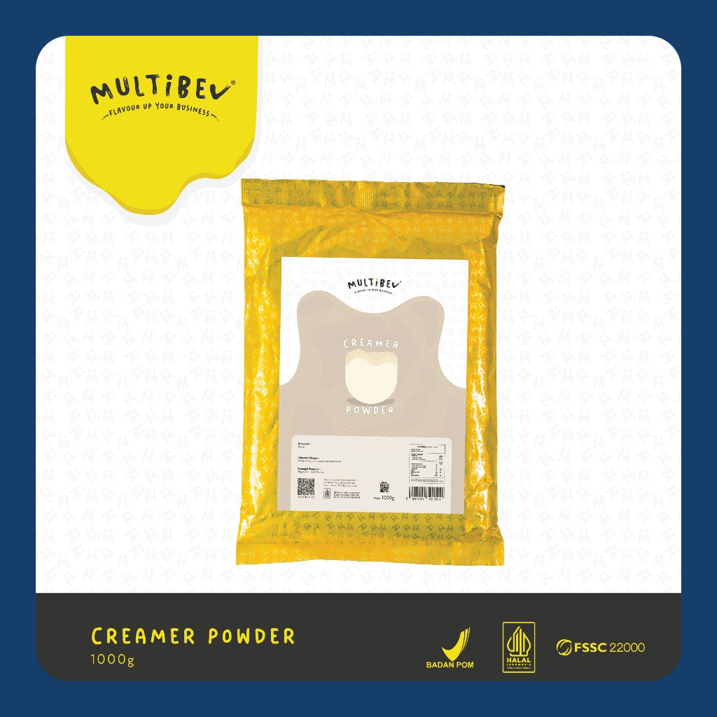 

Multibev Bubuk Creamer, Sirup/Bubuk Halal Minuman Kekinian Kafe dan Restoran