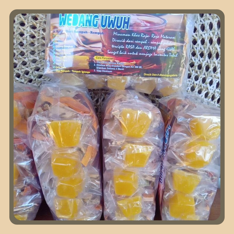 

10pcs Wedang Uwuh komplit rempah+gula batu tinggal seduh