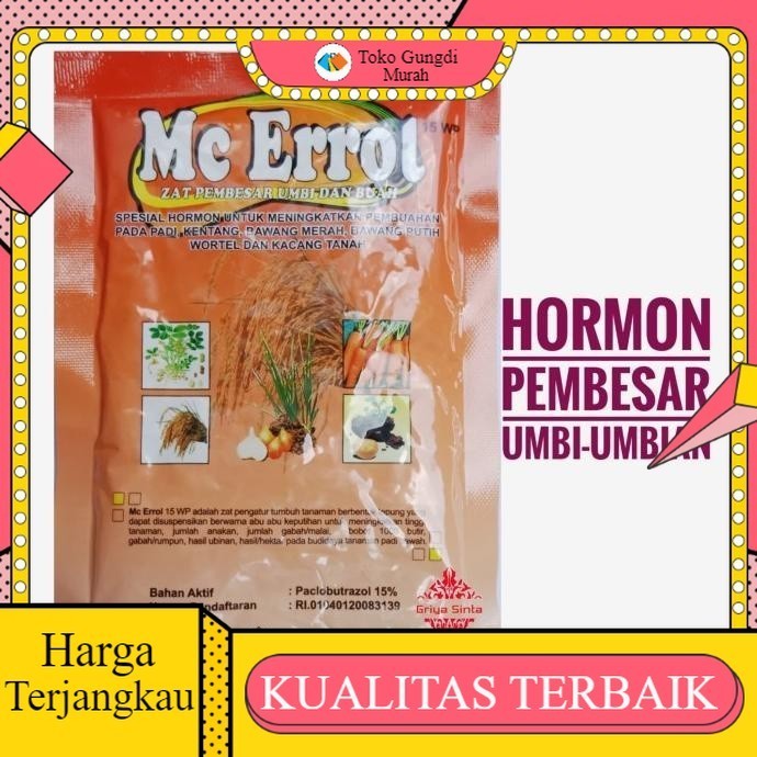 Mc errol zpt pembesar umbi dan buah
