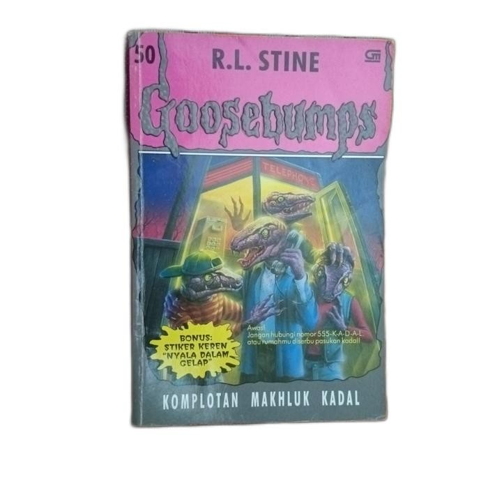 Novel Goosebumps Komplotan Makhluk Kadal RL Stine