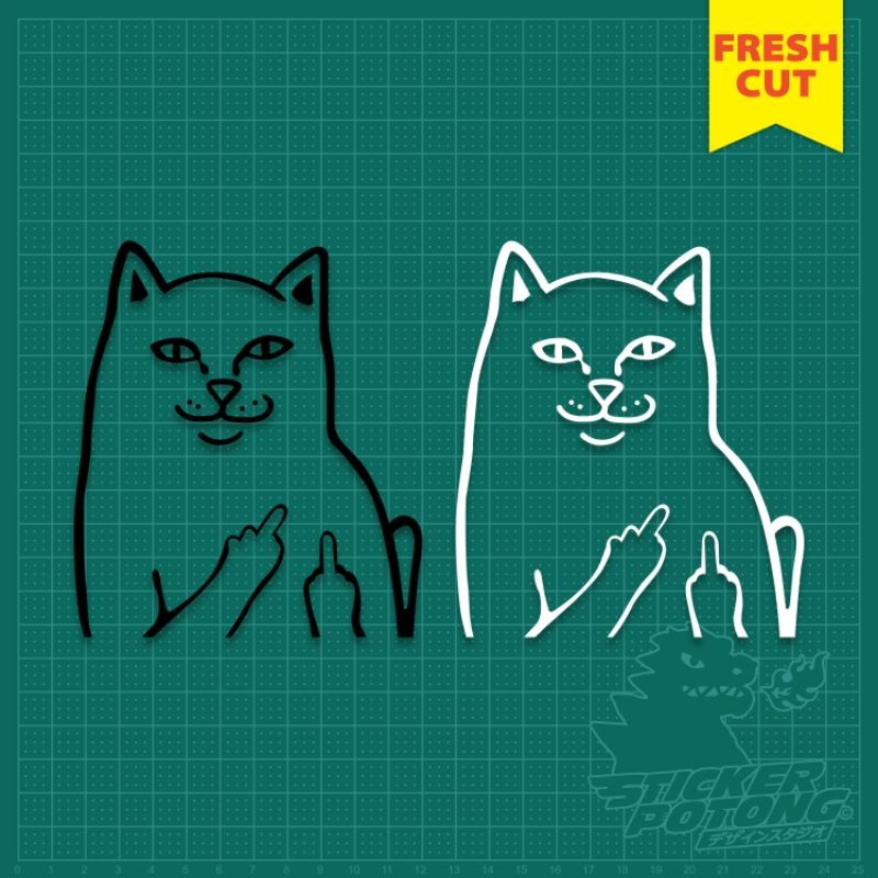 

RIP N DIP CAT (STICKER POTONG)
