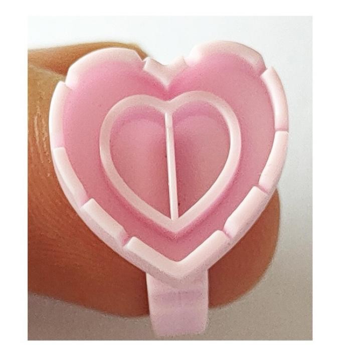 Russian eyelash extension glue ring heart shape eyelash glue cup cincin lem eyelash extension bentuk