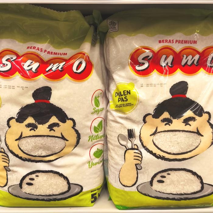 

Sumo Rice Pack Hijau Pulen Pas - 3 KG