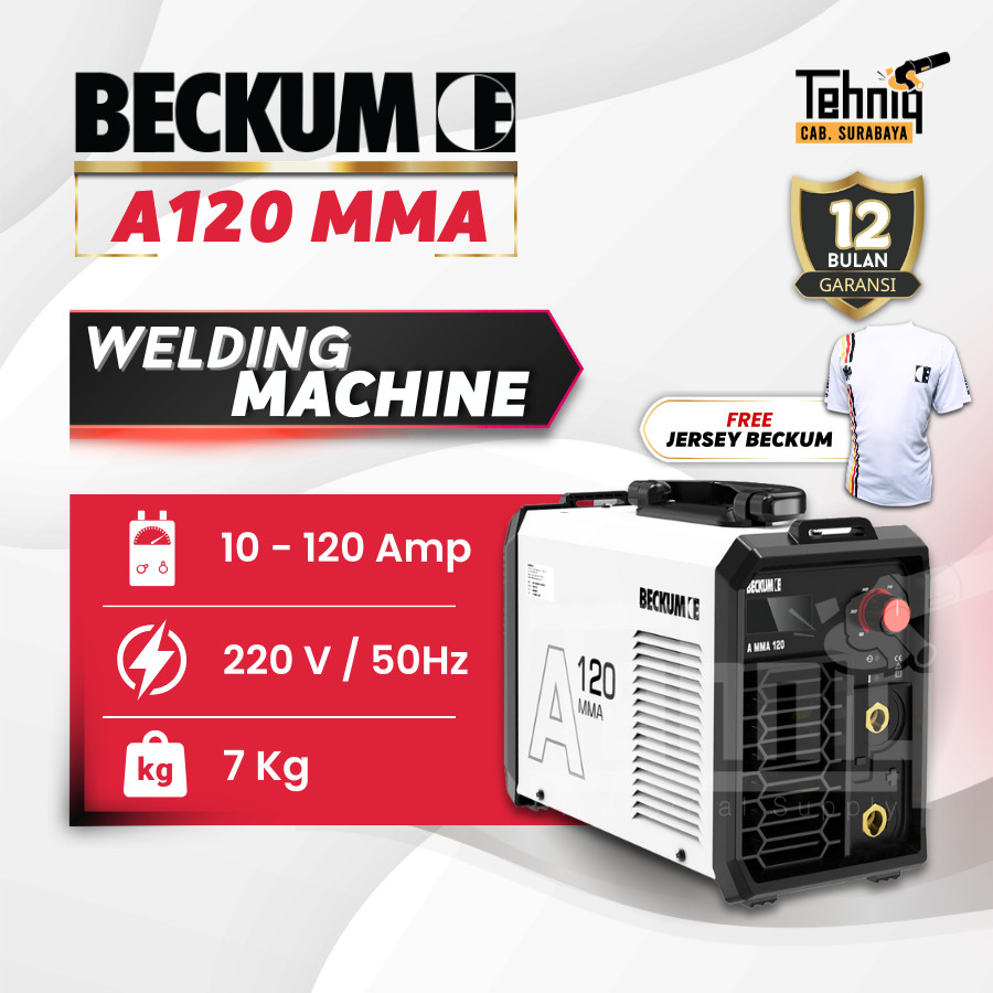 MESIN LAS LISTRIK BECKUM MMA A 120 INVERTER WELDING
