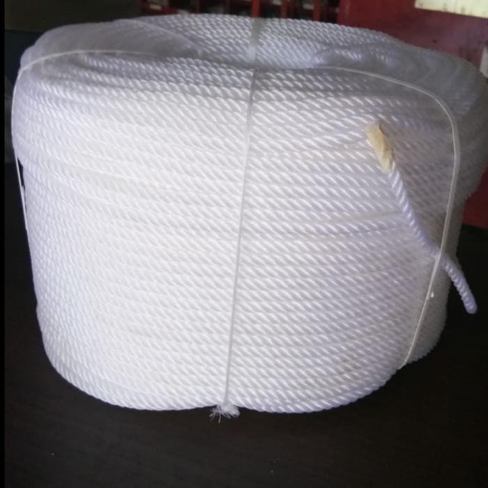 TALI PLASTIK ROLL UNTUK TIANG BENDERA 6 MM PUTIH
