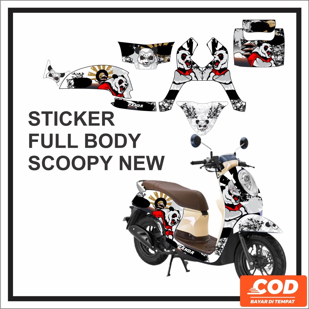 Stiker Motor SCOOPY 2018 - 2019 Full Body